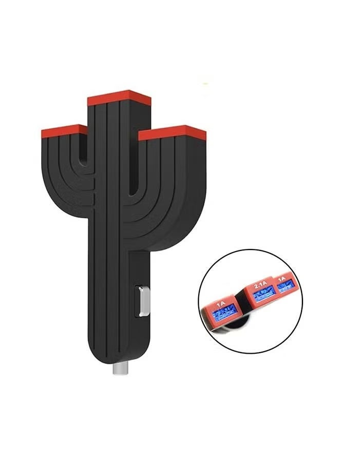 3 اكس ار شاحن سيارة ثلاثي منافذ USB 3XR مخرج تيار مستمر 5 فولت 4.2 أمبير مدخل تيار مستمر 12 فولت - Image 4