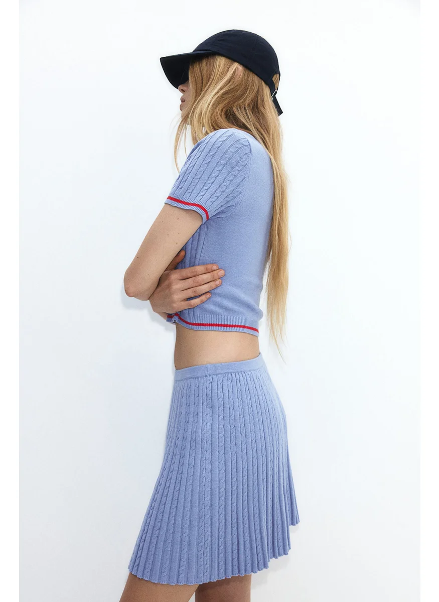 H&M Cable-Knit Skirt