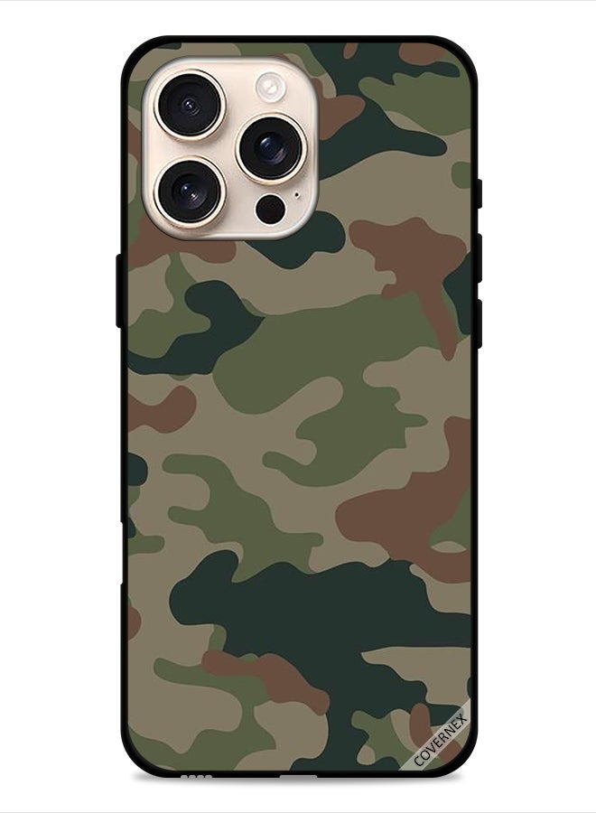 Covernex Apple iPhone 16 Pro Max Protective Case Cover Camouflage Pattern - Image 1
