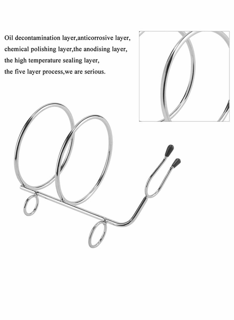 Zikra Men's Shaving Kit Stainless Steel Holder for Razor Brush  Soap Bowl Male Tool Set Dry or Wet - Image 4