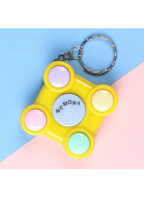 Game Console, Handheld Electronic Memory Game with Lights and Sounds Classic Electronic Memory Game for Kids Hand-Brain Coordination Training