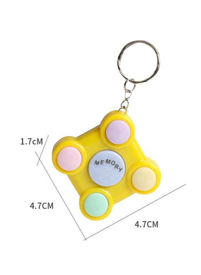 Game Console, Handheld Electronic Memory Game with Lights and Sounds Classic Electronic Memory Game for Kids Hand-Brain Coordination Training