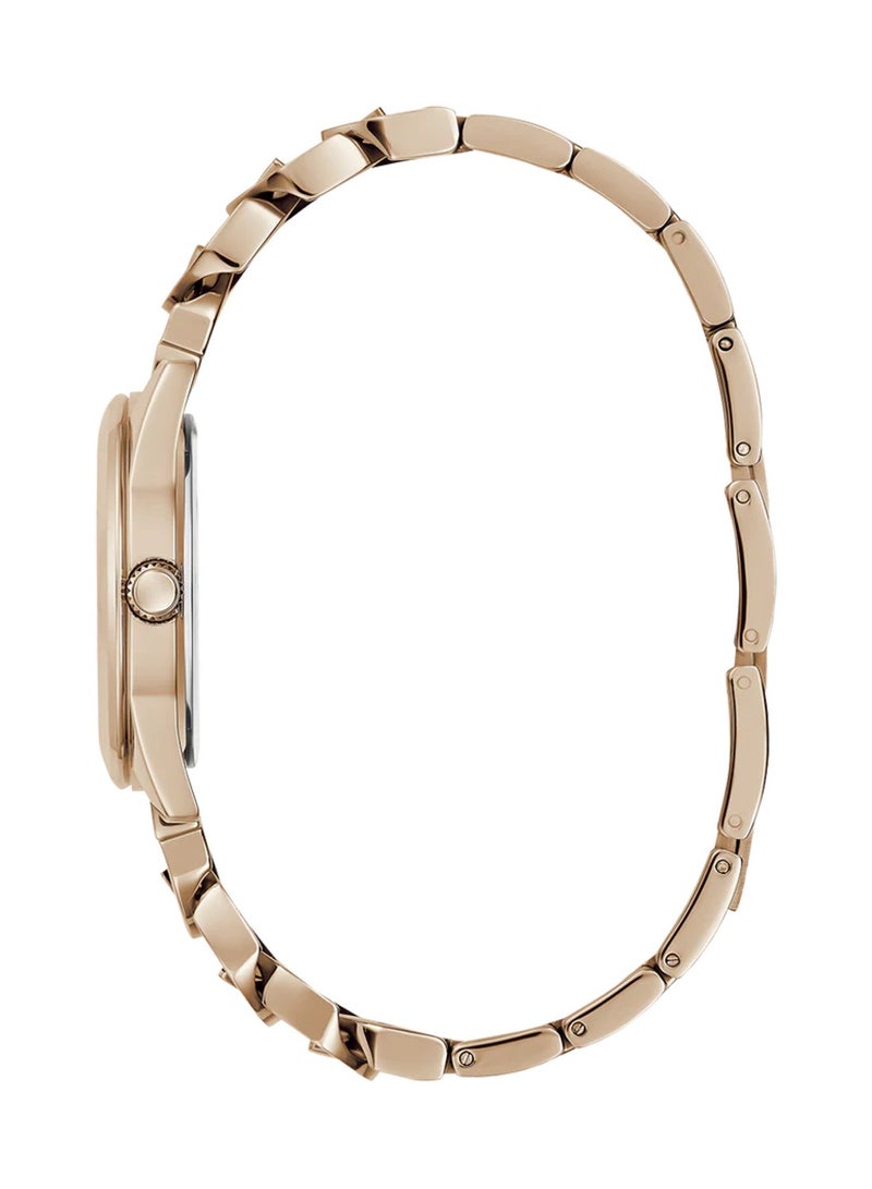 GUESS Ladies Rose Gold Tone Analog Stainless Steel Watch GW0653L2 - 32mm - Image 3