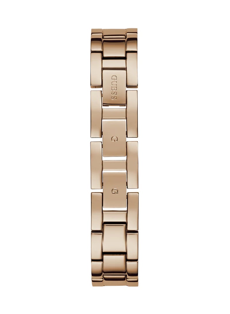 GUESS Ladies Rose Gold Tone Analog Stainless Steel Watch GW0653L2 - 32mm - Image 4
