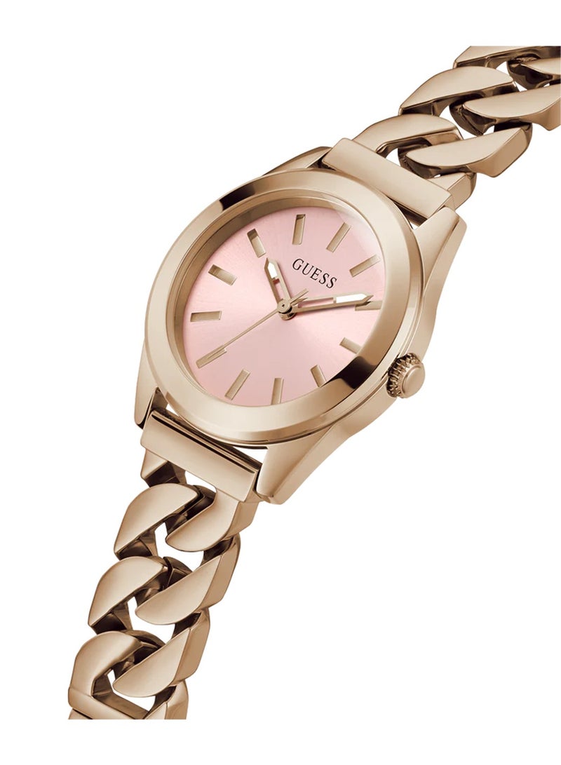 GUESS Ladies Rose Gold Tone Analog Stainless Steel Watch GW0653L2 - 32mm - Image 2