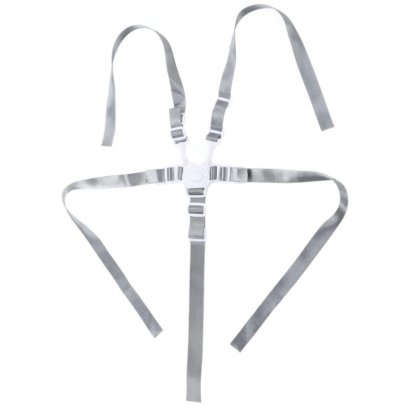 Fdit 5 Point Safety Harness Stroller Strap Baby Feeding Chair Belt Black - Image 5