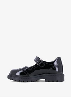 Pablosky Girls Solid Mary Jane Shoes with Hook and Loop Closure  - Image 2
