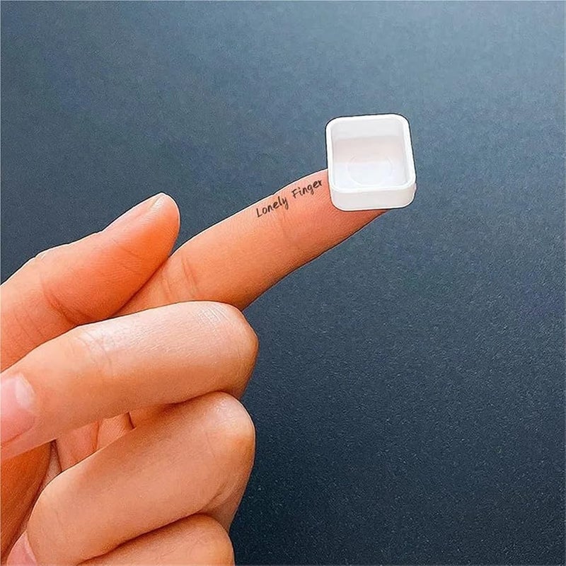 300pcs 1ml Clear Empty Watercolor Paint Pans Rounded Corner Rectangle White Pigment Pans - Image 4