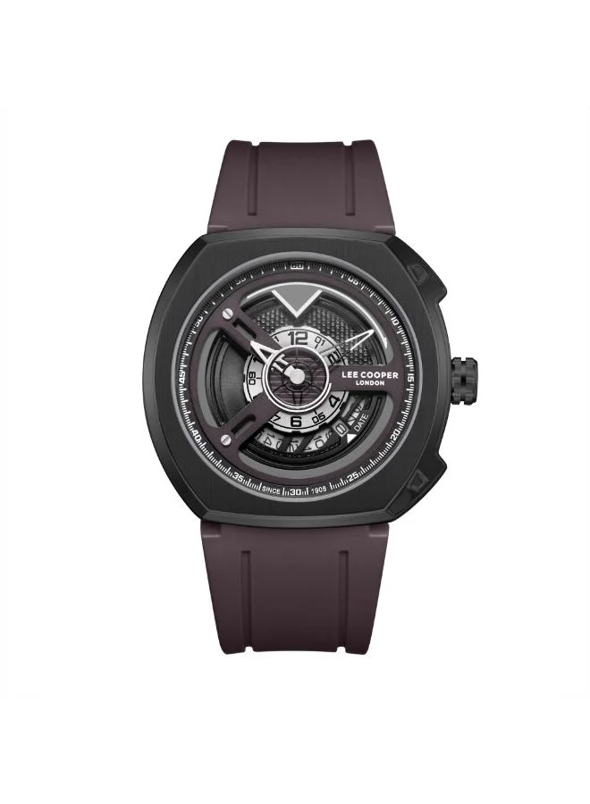Lee Cooper Men's Silicone Analog Watch LC08245.062 - 45x44 mm
