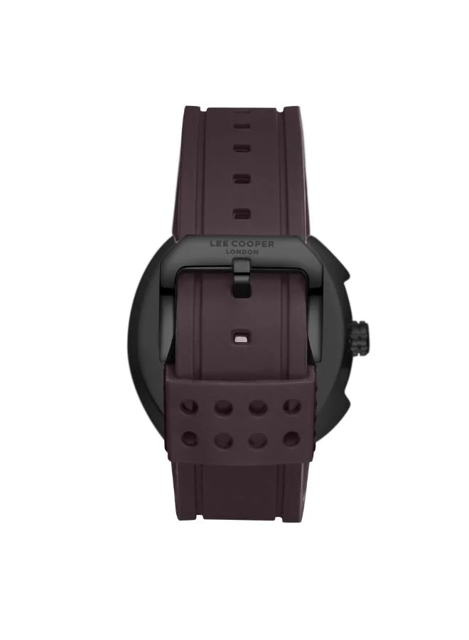 Lee Cooper Men's Silicone Analog Watch LC08245.062 - 45x44 mm