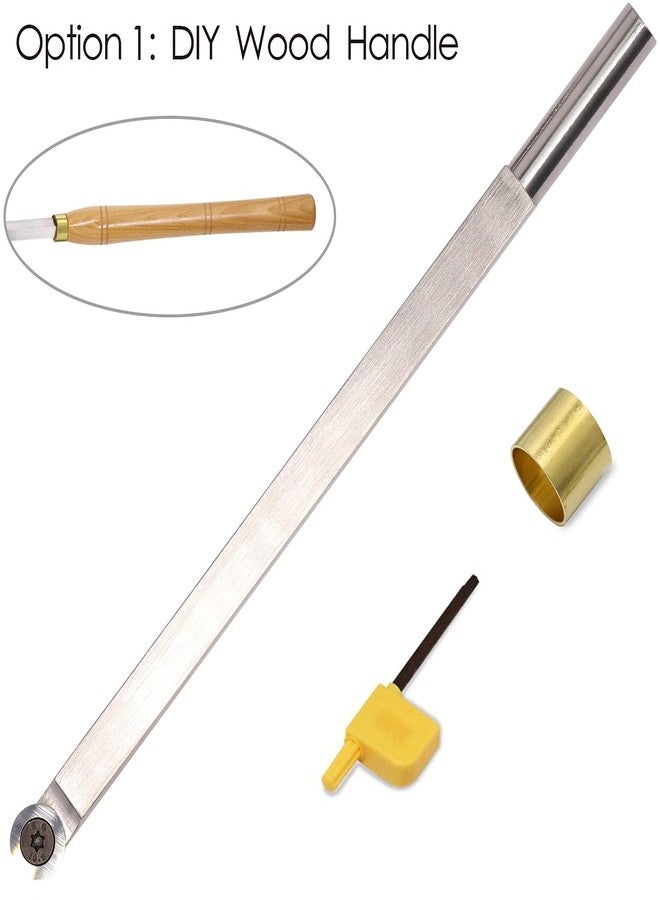 أدوات تحويل الخشب، مخرطة ذات طرف من الكربيد، إزميل، قضيب أداة التشطيب 10 بوصات مع قاطع دائري من الكربيد مقاس 16 مم من Ci0 لهواة الخشب أو من يقومون بأعمالهم بأنفسهم أو النجار، المقبض غير متضمن - Image 3