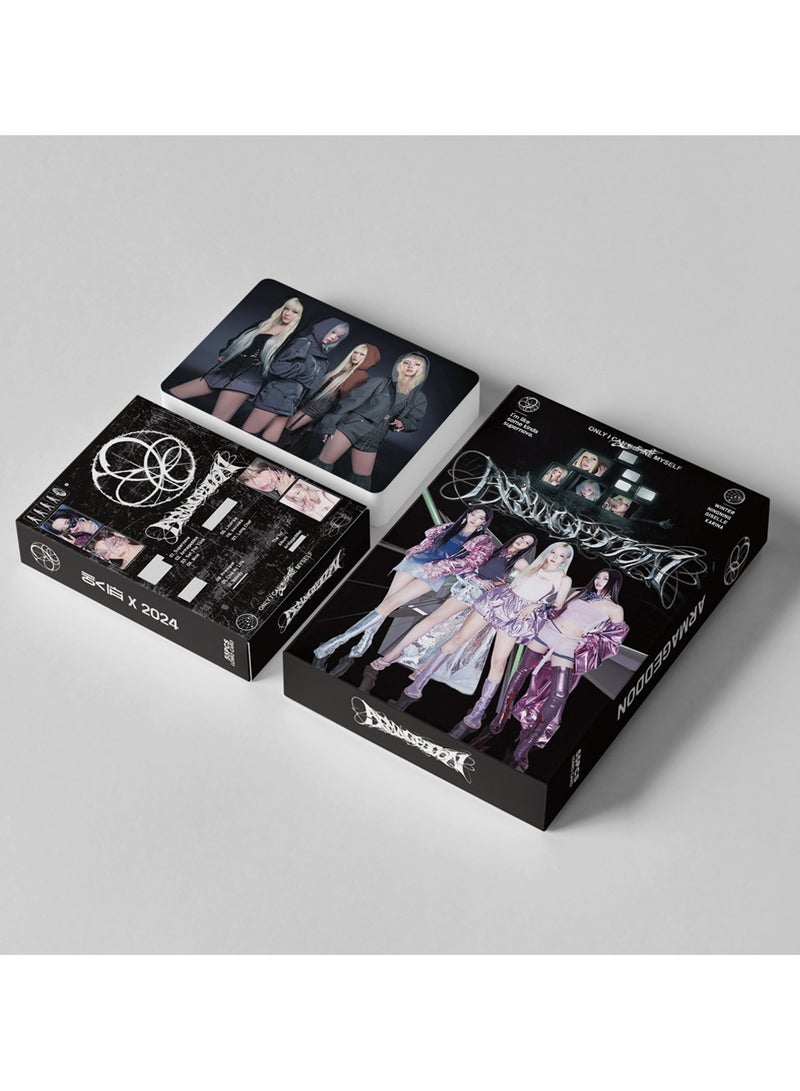 Generic K-POP 55Pcs AESPA Armageddon LOMO Cards Mini PhotoCards 2025  Members Collectors Supernova Poster Scrapbooking Merch  - Image 5
