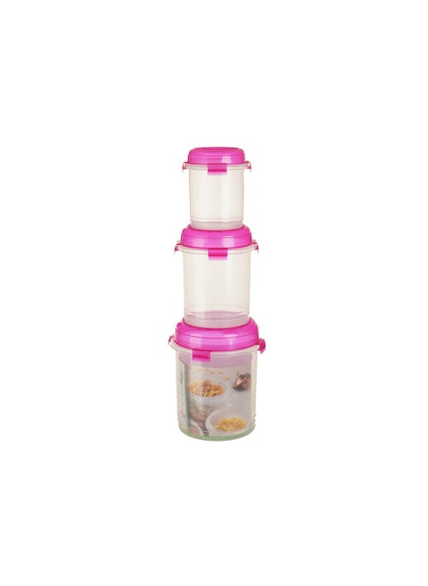 Tornado Small Storage Set, 3 Boxes, Rose Medstar FSBSRT04272
