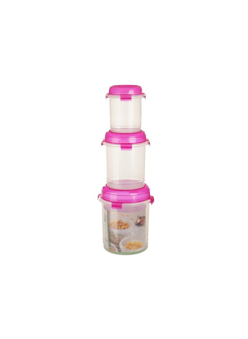 MEDSTAR Tornado Small Storage Set, 3 Boxes, Rose Medstar FSBSRT04272  - Image 1