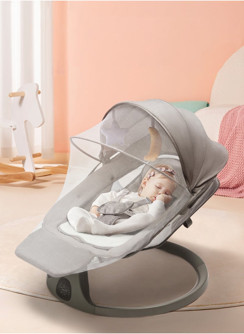 Multi-Functional Baby Swing Bassinet With Remote Control And Toys Electric Baby Rocking Chair Remote Control Swing With 5 Speeds, Footrest, Music Playing, Mosquito Net, Sunshade And Hanging Toys For Entertainment - pzsku/Z89223CB73681602608F0Z/45/_/1719910001/91f45f43-6f7b-4c27-8c16-45d9c0415330