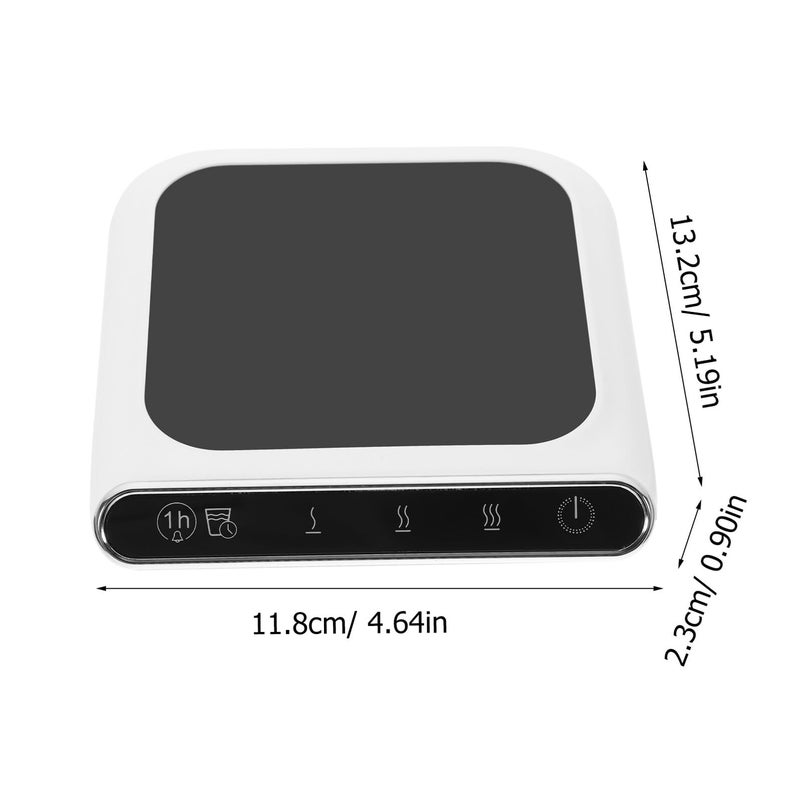 Adjustable Temperature Coffee Cup Warmer Compatible with Milk Box Mugs Energy Saving Beverage Heater - Image 3