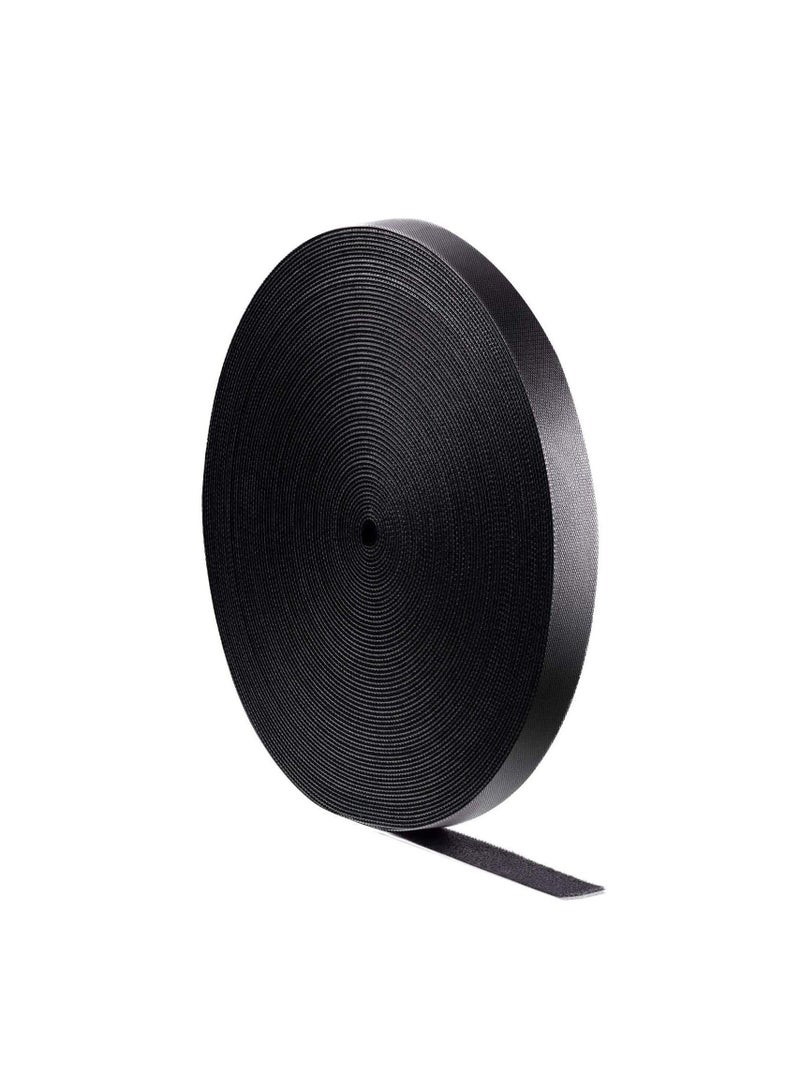High Strength Extra Long Cable Management Reusable Cable Ties Velcro Straps 20 MM x 25 Meter Fastening Tape Sticky Hook & Loop Flexible Wire Cord Organiser  - Image 1
