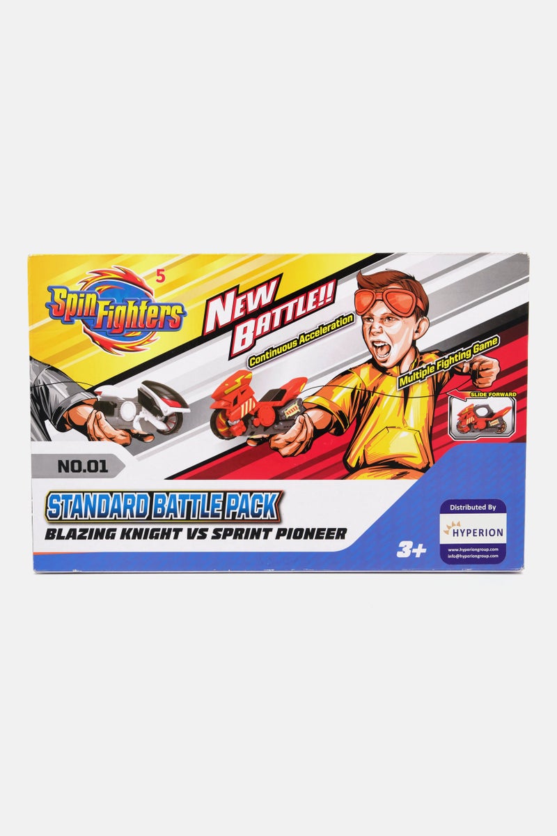 Hyperion Spin Fighter  Blazing Knight vs Sprint Pioneer  Battle Pack, Red Combo - Image 1
