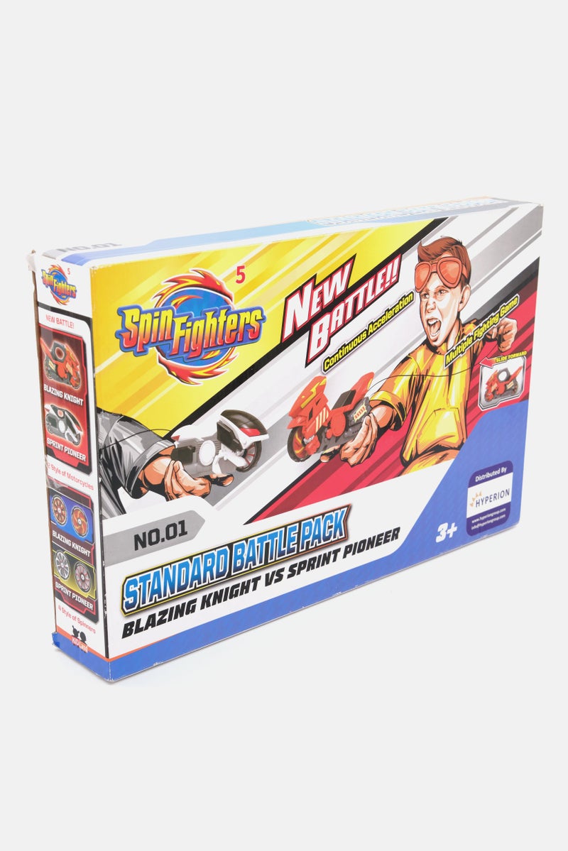 Hyperion Spin Fighter  Blazing Knight vs Sprint Pioneer  Battle Pack, Red Combo - Image 3
