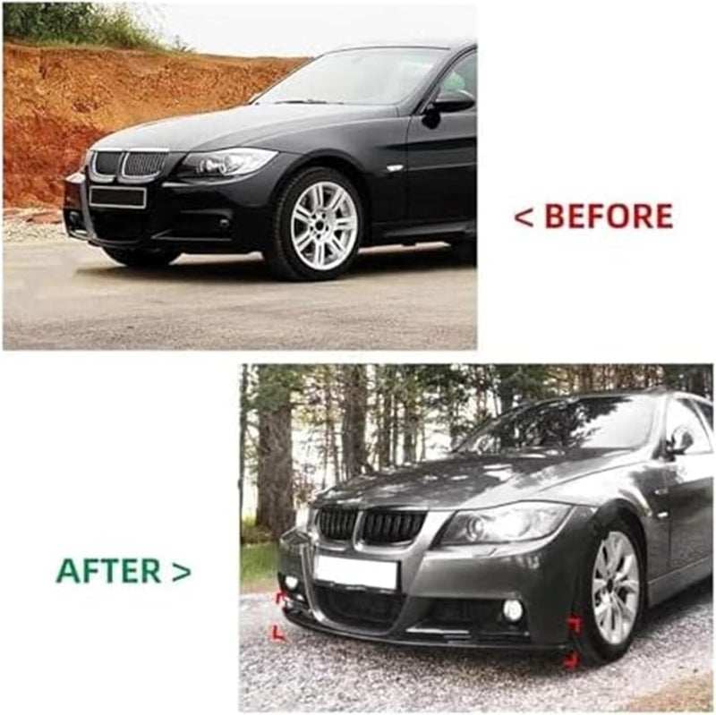 Wivplex Front Bumper Lip Splitter for BMW 3 Series E90 E91 - Image 3