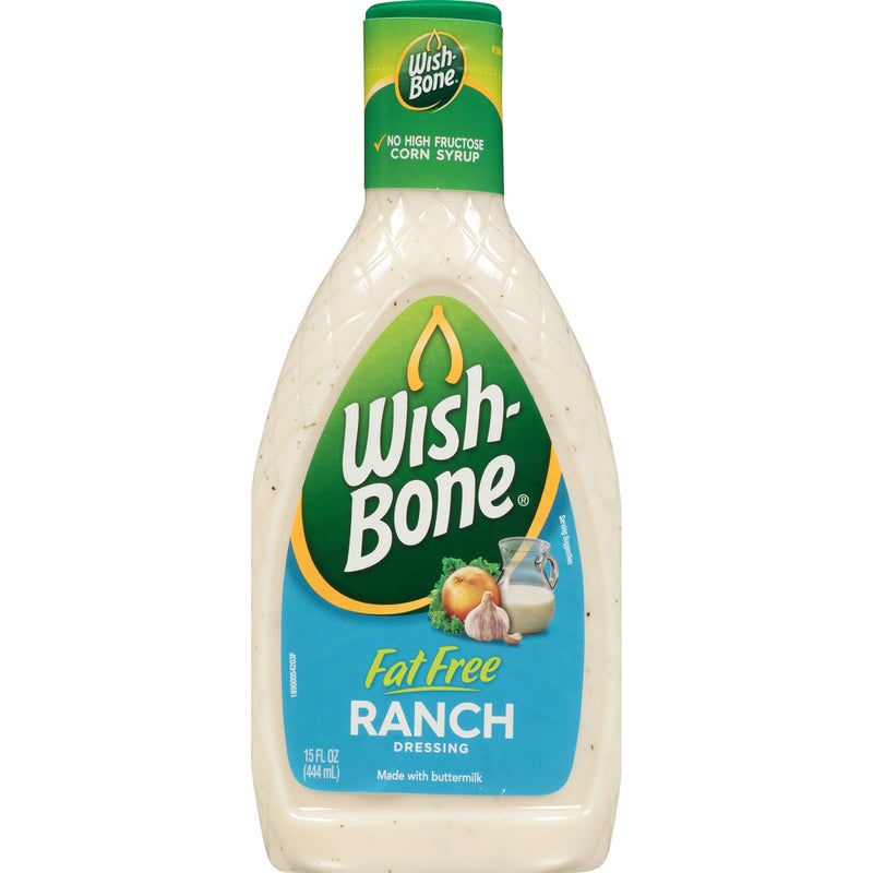 Wish Bone Wish-Bone Fat Free Ranch Salad Dressing, 15 FL OZ - Image 1