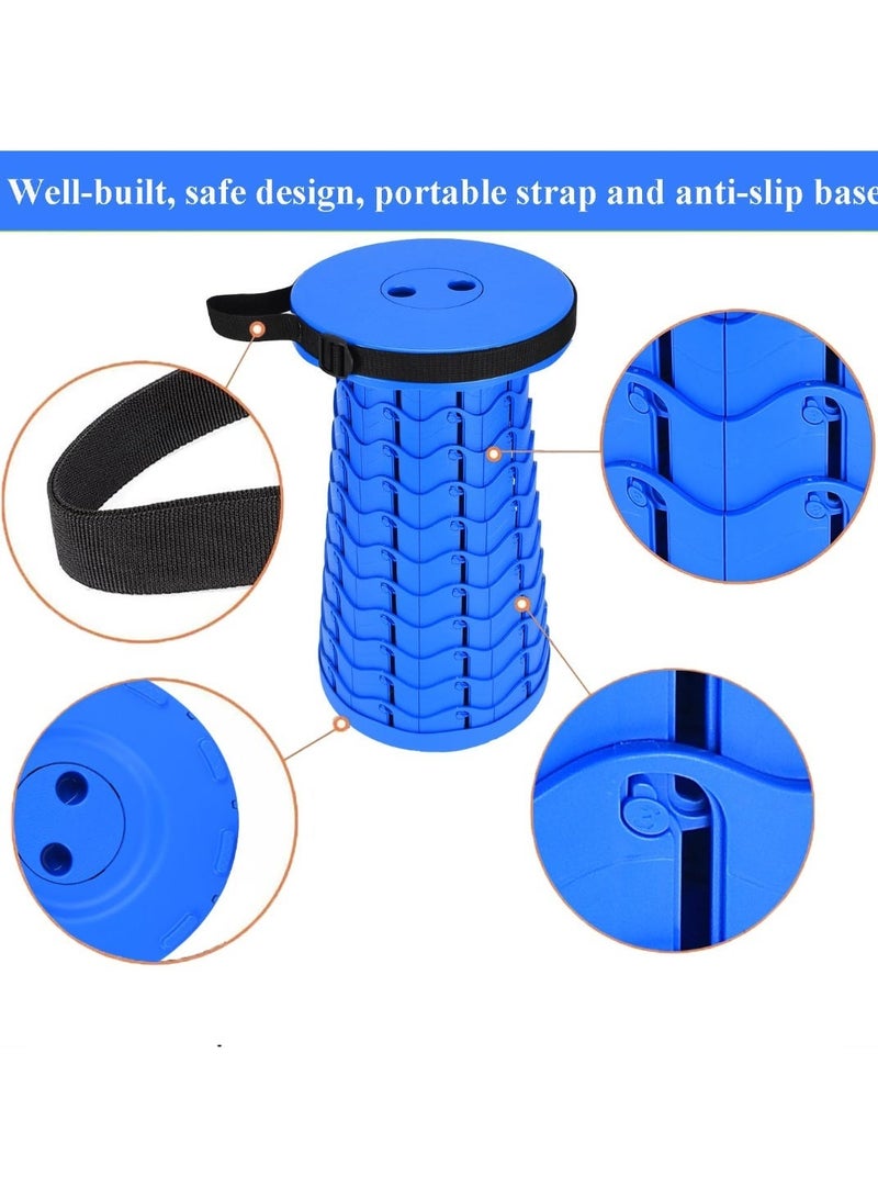 ثمانية فيبيهاوس كرسي قابل للطي مُحسّن للبالغين، كرسي تخييم محمول قابل للطي والسحب، يتحمل وزن 400 رطل للصيد في الهواء الطلق والمشي لمسافات طويلة والبستنة والسفر والشواء - Image 5