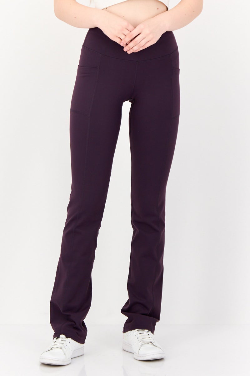 SKECHERS Women Sportswear Fit Walking Pants, Purple - Image 1