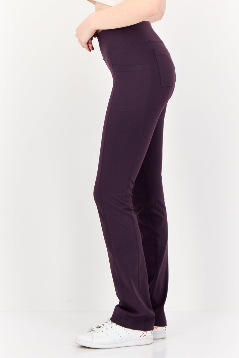 SKECHERS Women Sportswear Fit Walking Pants, Purple - Image 2