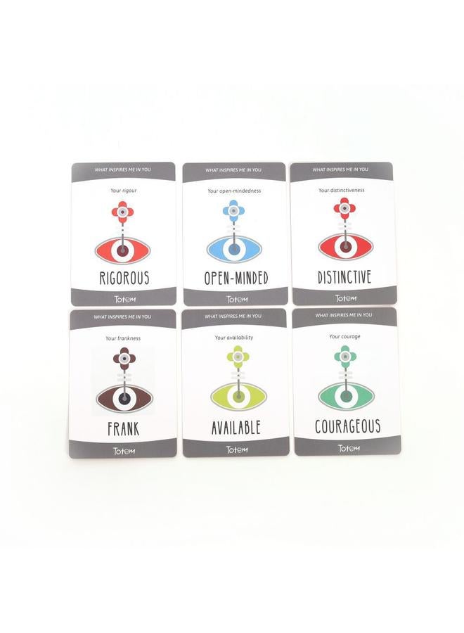 Bluejw English Version Totem Totem Bird Card Board Game Family Leisure Party Men And Women Parent-child Gray Paper Card Game - Image 5