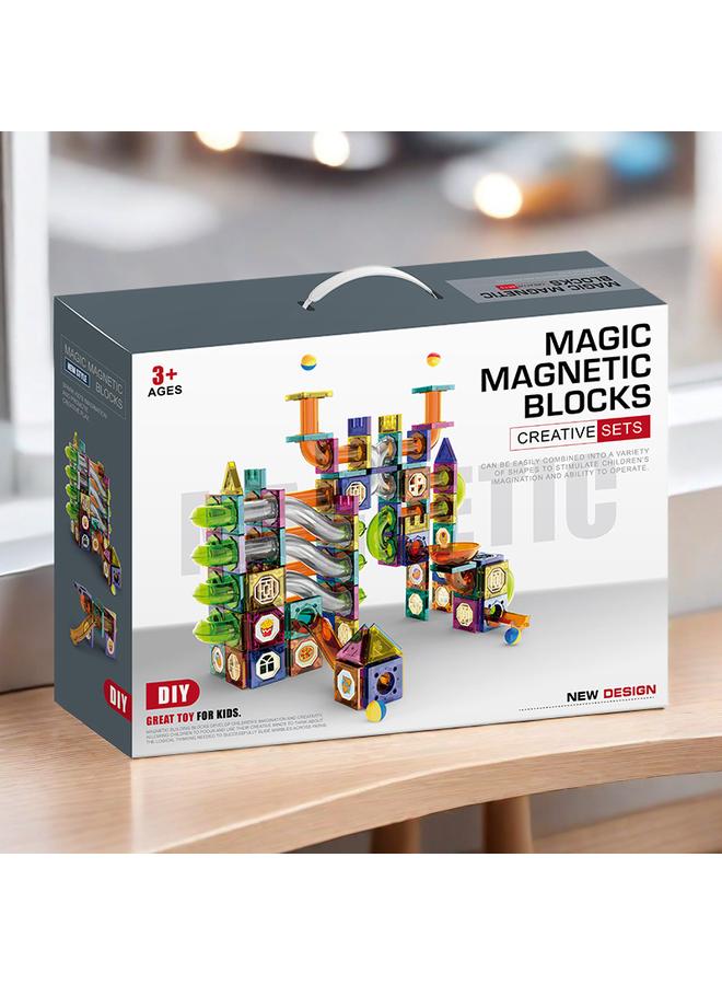 الأزرق جي دبليو كرة منزلقة ، كتل مغناطيسية ، تجميع فكري ، هدية لعبة صبي - Image 2