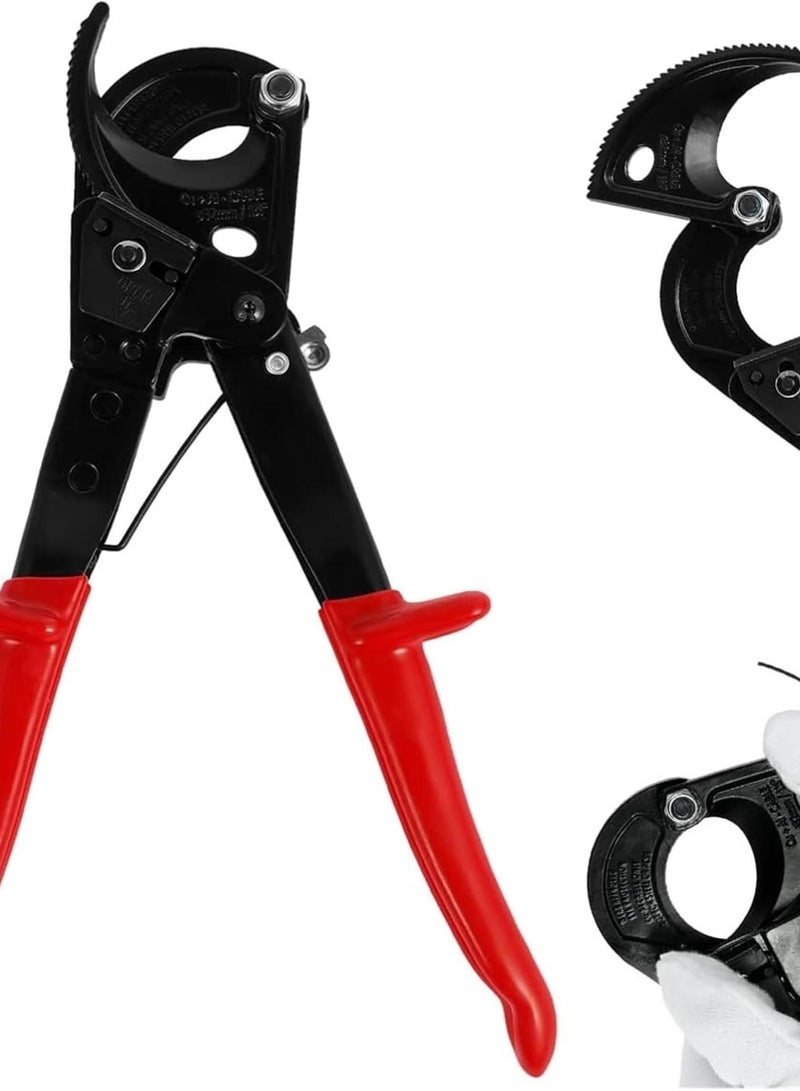 GGOOT Diy Hand Tools Hardware Portable Ratcheting Wire Cutting Tool Ratchet Cable Cutter Cutting Below 240mm² Lightweight Cutting Hand Tool With Anti-Slip Handle And Safety Lock - Image 2