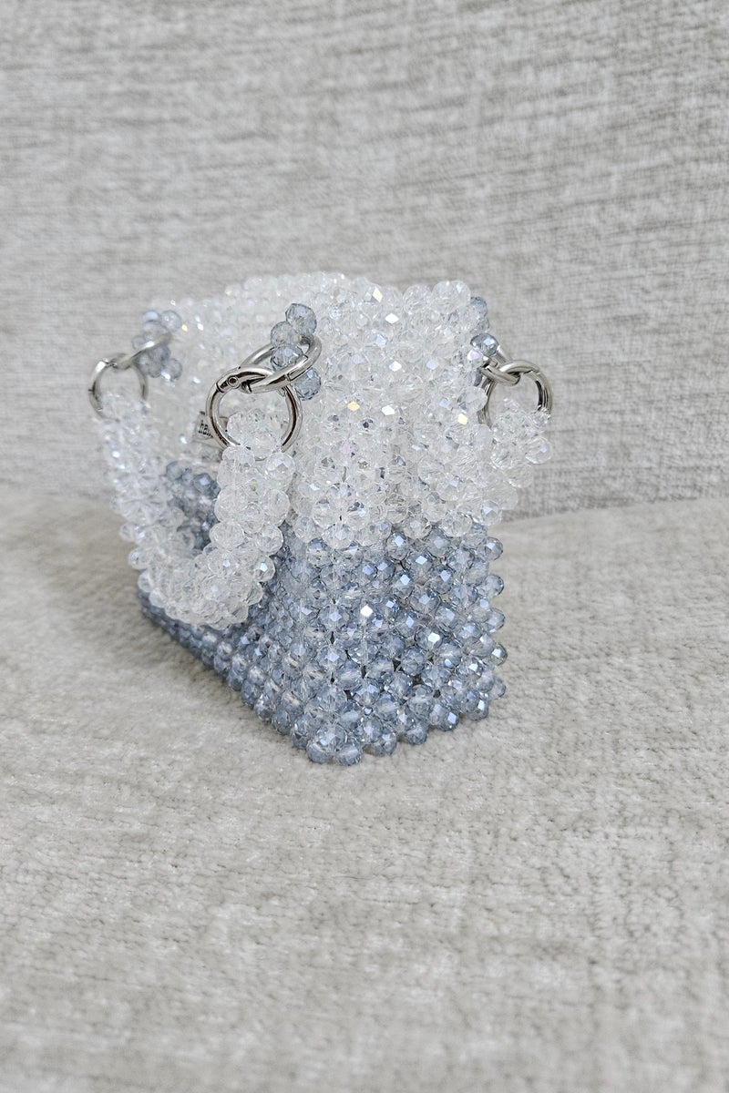 Handmade Crystal beaded bag - Image 3