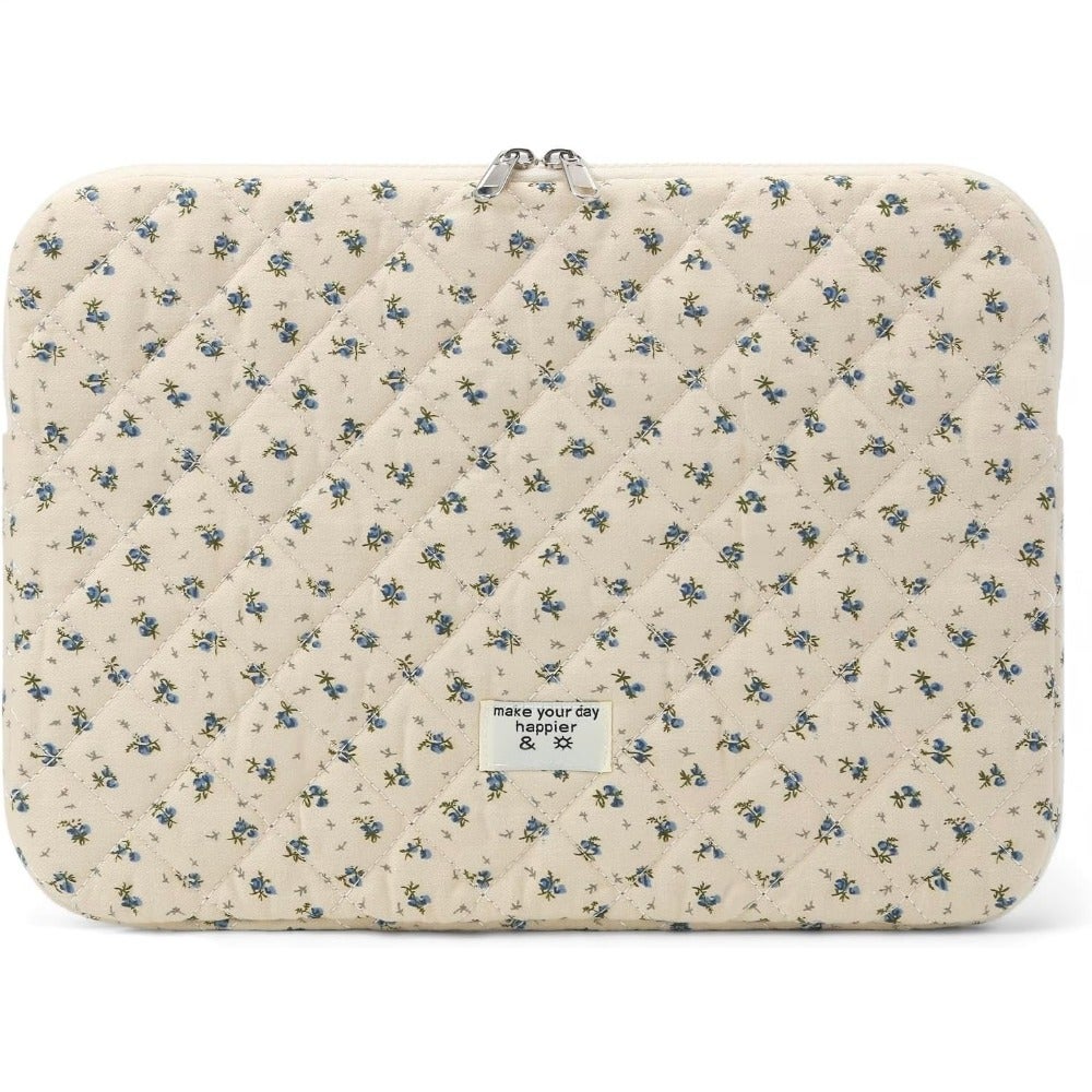 Generic 13 Inch Laptop Sleeve for Daily Use, Quilted Polyester with ...