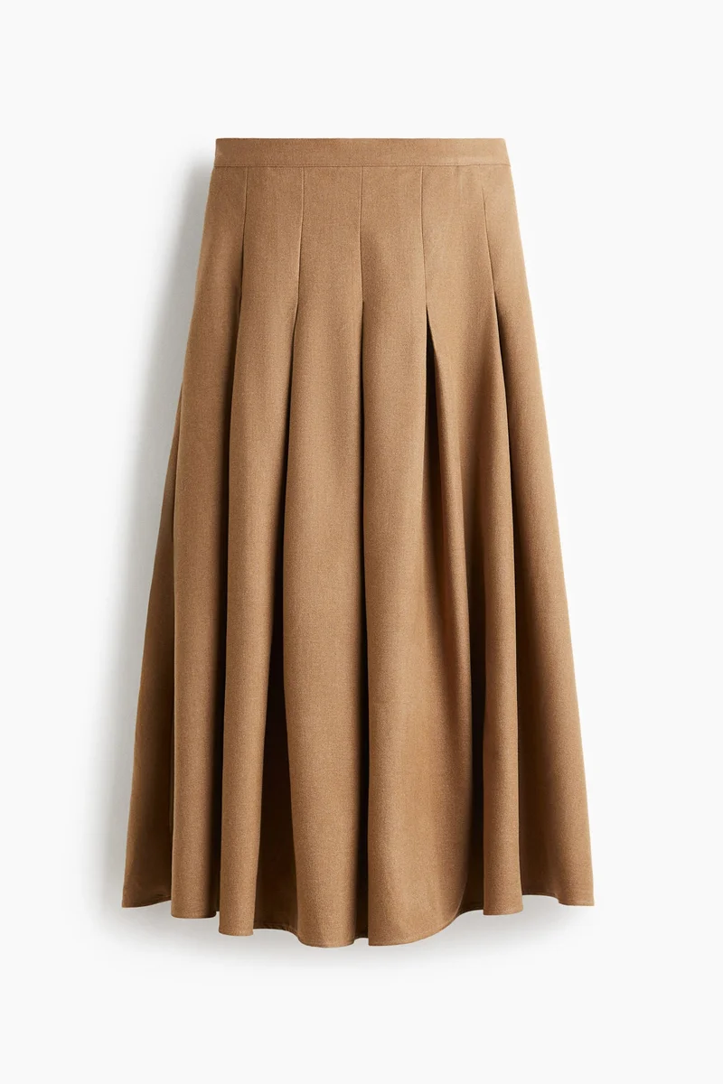 H&M Pleated midi skirt