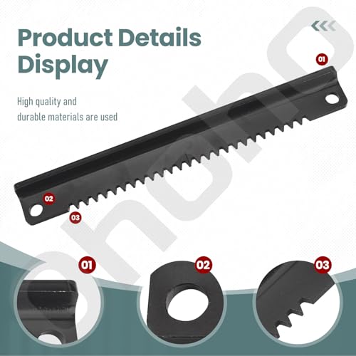 Ohoho 783-06988A Steering Rack Plate - by Ohoho - Compatible with MTD, Craftsman, Troy-Bilt Lawn Mower, with Steering Shaft Pinion Gear & Bushing, Replaces 753-11064A 783-07239A 75311064B 753-11064B - Image 3