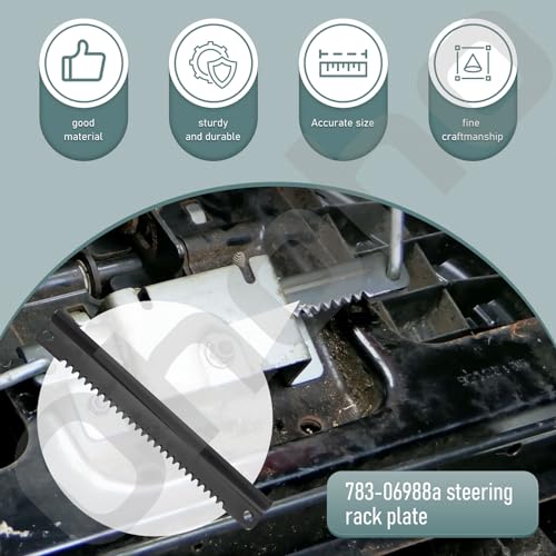 Ohoho 783-06988A Steering Rack Plate - by Ohoho - Compatible with MTD, Craftsman, Troy-Bilt Lawn Mower, with Steering Shaft Pinion Gear & Bushing, Replaces 753-11064A 783-07239A 75311064B 753-11064B - Image 5