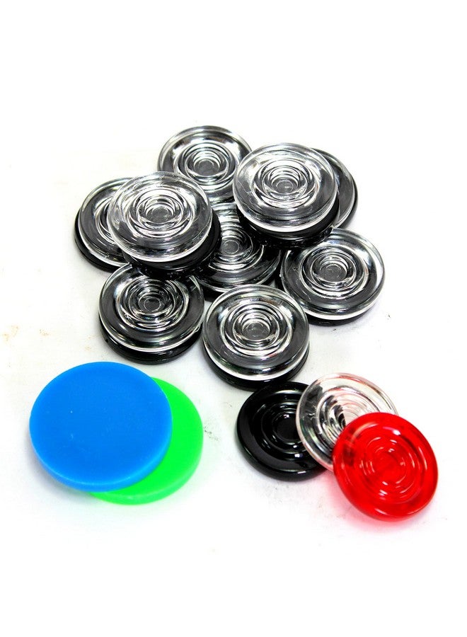 StonKraft Acrylic Carrom Coin|Carrom Board Coins Pieces|Board Games (Striker Colour Assorted) For All Ages|Pack of 1 - Image 2