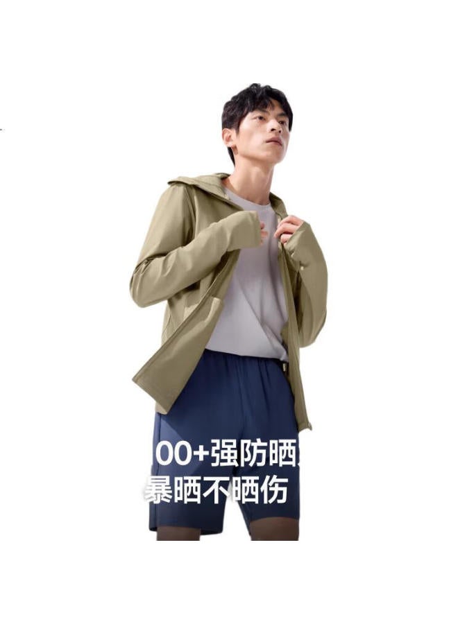 Beneunder Ice Silk Sun Protection Jacket Unisex Uv Protection Cool Breathable Outdoor Fishing Al597 Light Khaki Gray Xl - Image 3