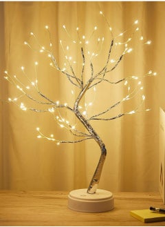 INKBIRD Inkbird Spirit Fairy Light Tree Lamp Decorative Tabletop LED Lights Prelit Tree Battery USB Operated for Holiday Festival Party Decoration Indoor Decor (Warm White Bonsai Tree Light)  - Image 1