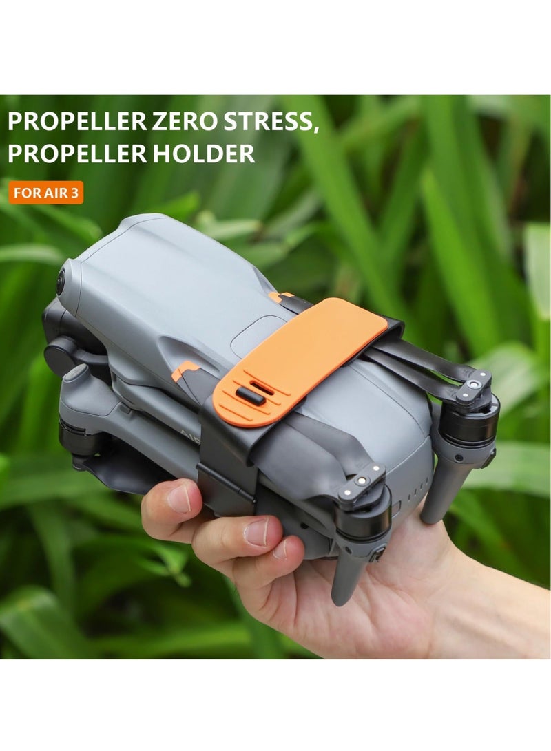 Captaintech Propeller Holder Strap for DJI Air 3 Pro Drone, Props Strap Guard Blades Fixator for Mavic Air 3 Pro Accessories - Image 2