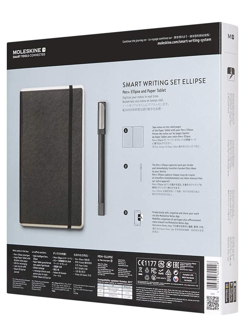MOLESKINE - Ellipse Smart Writing Pen Set with Ruled Smart Notebook - Image 1