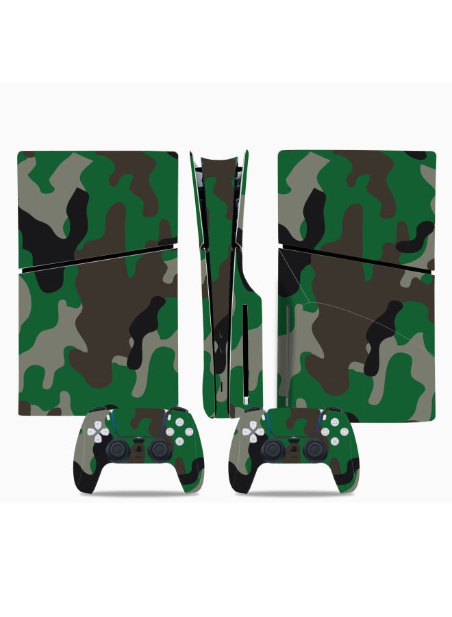 Loquat Chivalrous PS5 Slim Game Machine Sticker CD-Rom Version Colorful Film Sticker Camouflage Flag-Color:TN-P5SDisc-0051 - Image 3