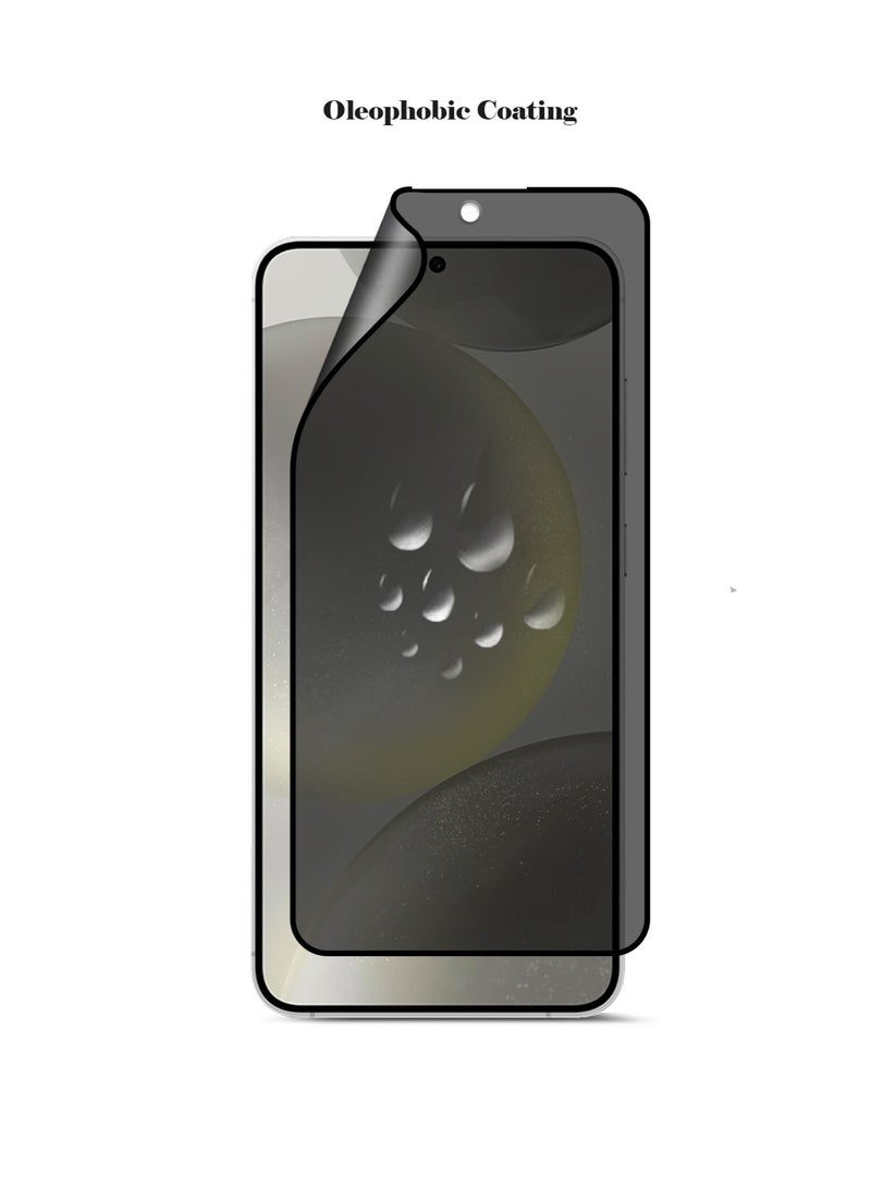 Techie واقي شاشة كامل مقاوم للانفجار مصنوع من السيراميك غير اللامع للخصوصية لهاتف Samsung Galaxy S24 2024 - Image 2