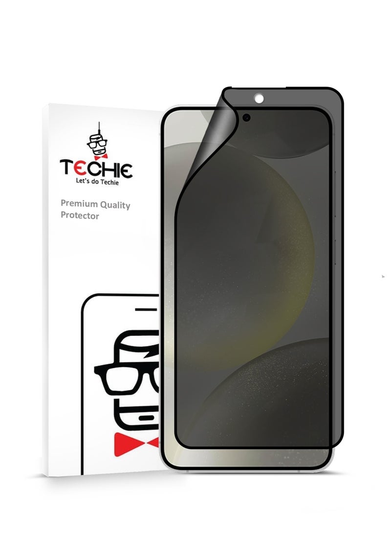Techie واقي شاشة كامل مقاوم للانفجار مصنوع من السيراميك غير اللامع للخصوصية لهاتف Samsung Galaxy S24 2024 - Image 1