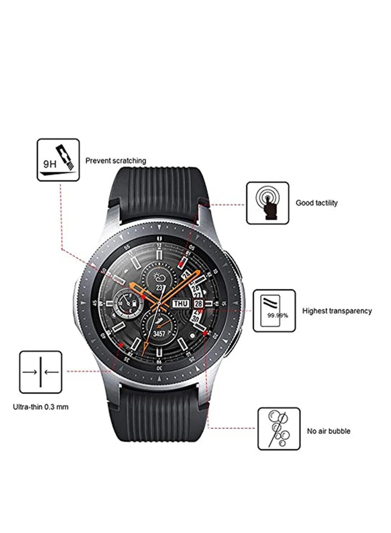(3Pack) Screen Protector Compatible For Samsung Galaxy Watch7 40mm Ultra Clear 2.5D Slim 9H Tempered Glass Film (Watch7 40mm Clear Glass)  - Image 2