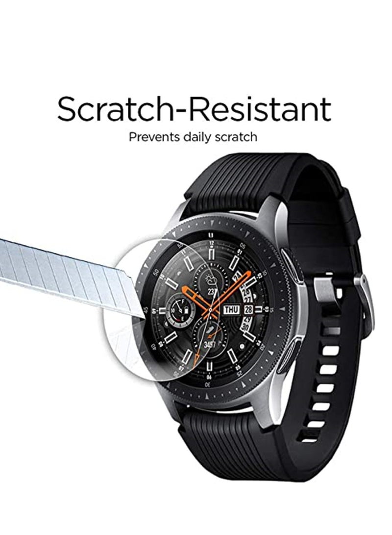 (3Pack) Screen Protector Compatible For Samsung Galaxy Watch7 40mm Ultra Clear 2.5D Slim 9H Tempered Glass Film (Watch7 40mm Clear Glass)  - Image 3