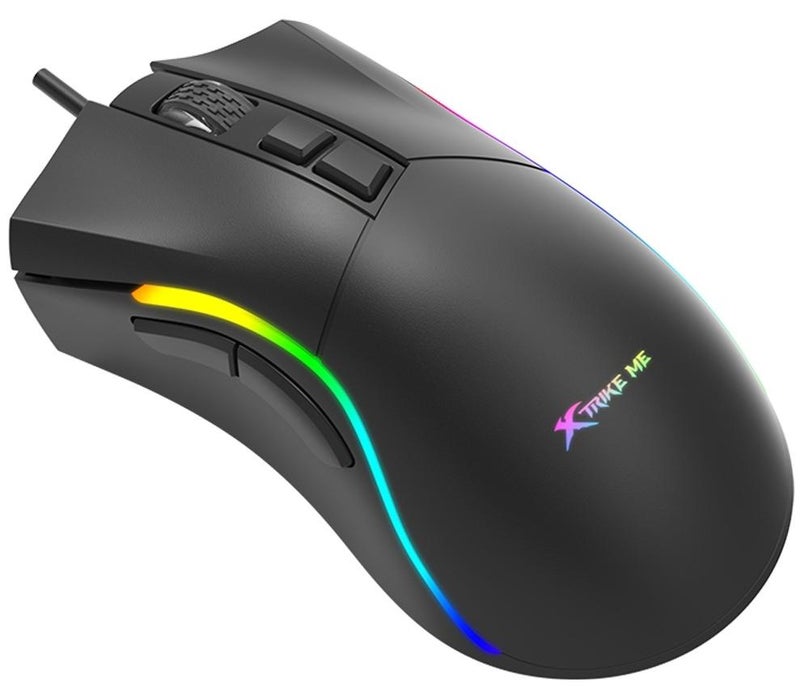 إكسترايك-مي ماوس الألعاب GM226 RGB - مستشعر بصري 7200 نقطة في البوصة - 7 أزرار قابلة للبرمجة - مع البرنامج - Image 1