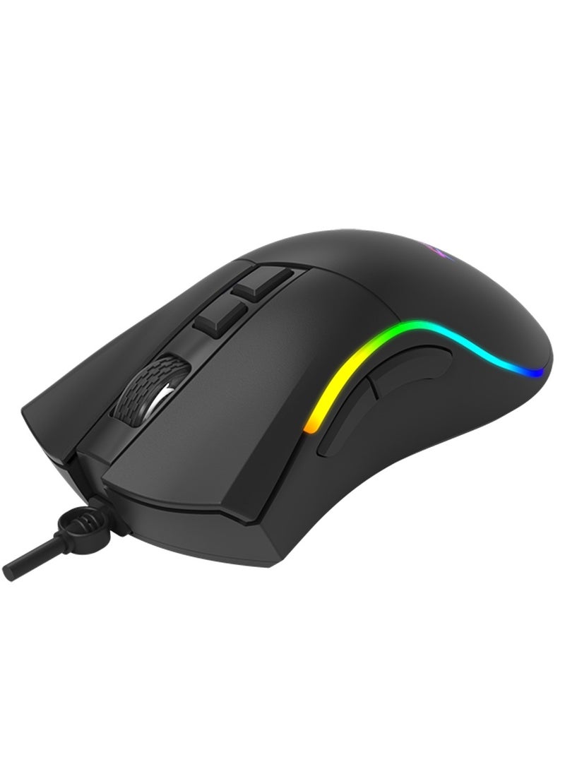 XTRIKE ME GM226 RGB Gaming Mouse - Optical Sensor 7,200 DPI - 7 Programmable Buttons - With Software  - Image 5