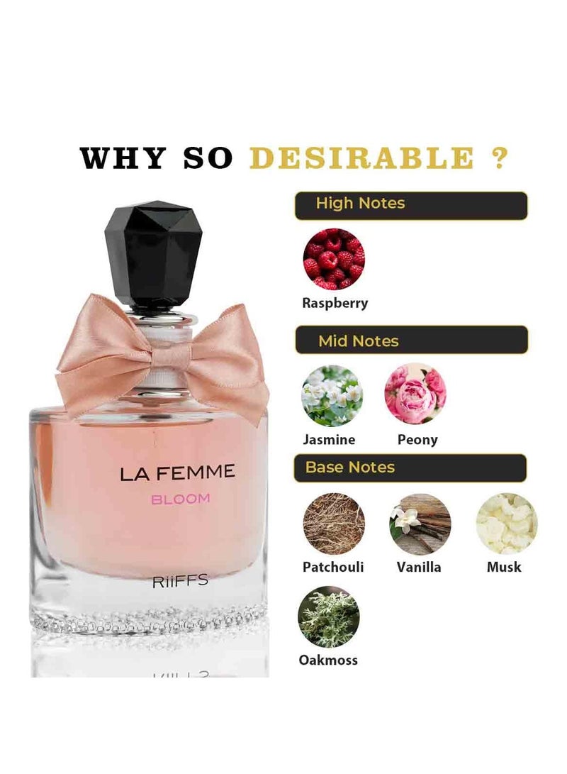 RIIFFS SPRAY LA FEMME BLOOM FOR WOMEN EAU DE PARFUM 100ML