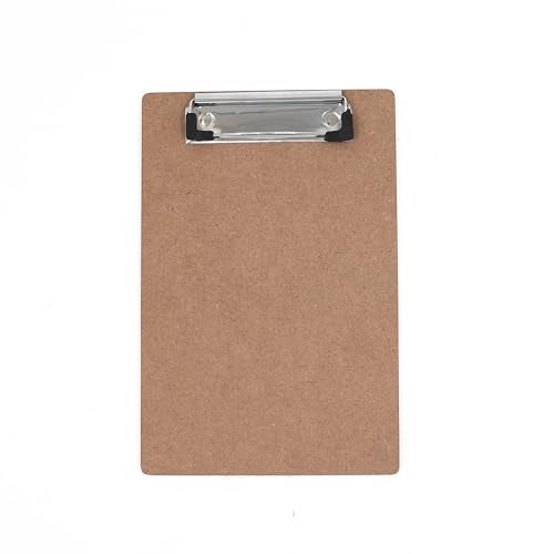 IVEI A5 Small Clip Pad Writing Boards Set of 3, Mini Memo Board, Drawing Pad & Note-Taking Board - Small MDF Notation Support Pad - Image 3